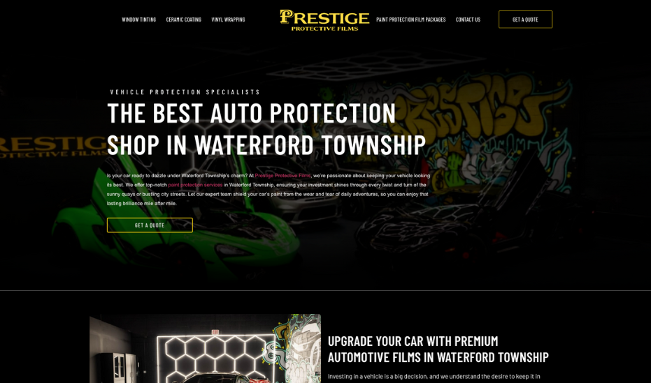 Auto Detailing Website Design After Auto Detailing Website Design After