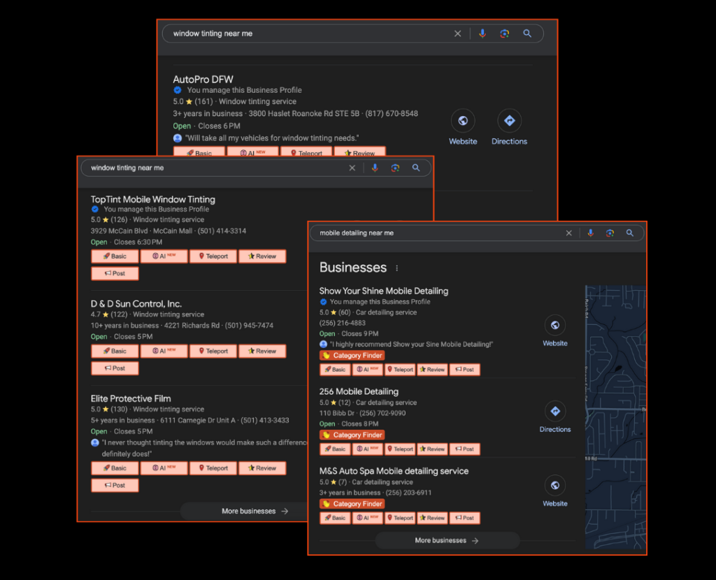 SEO for car detailing
